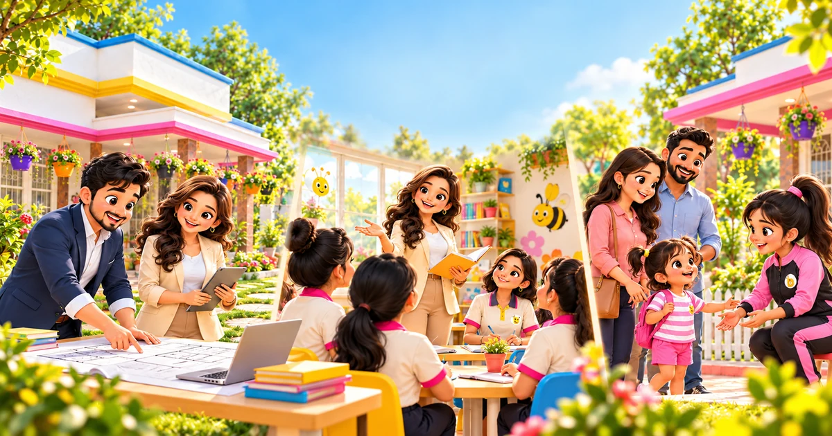 Kinderbee Editorial Article Illustration - What 360° Preschool Franchise Support Should Look Like After the Sales Call on Franchise & Business Growth - Nordic Pedagogy Research