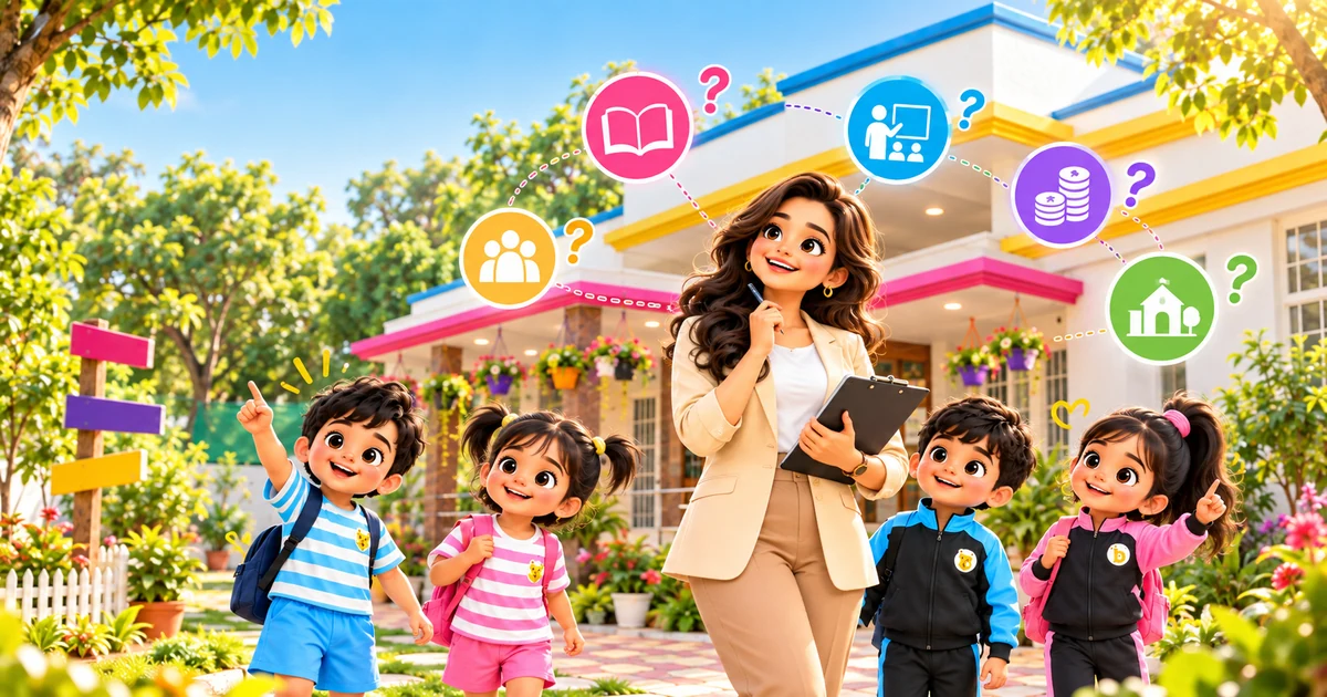 Kinderbee Editorial Article Illustration - 7 Questions to Ask Before Choosing a Preschool Franchise on Franchise & Business Growth - Nordic Pedagogy Research