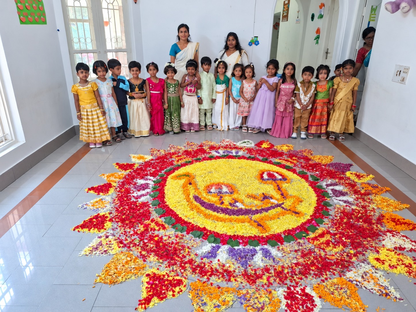 Onam Celebration & Flower Pookalam